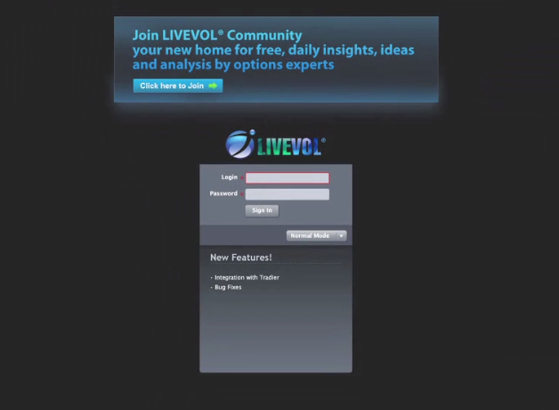 LivevolCore - Tradier Brokerage Integration_Login.png