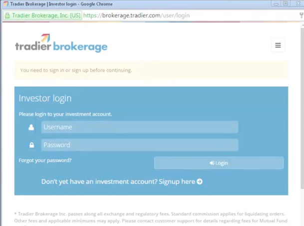 Tradier Brokerage Login Window.png